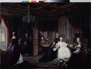 Kaiserin Katharina die Große (Katharina II. Romanov) von Ivan Osipovich Miodushevsky