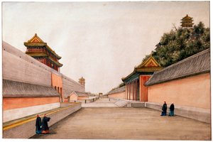 Chinesische Skizzen, der Winterpalast in Peking