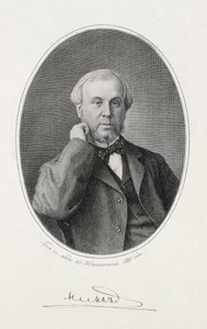 Porträt von Nikolay Alexeyevich Milyutin 1818-1872, 1883