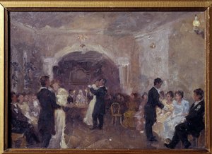 Der Ball der Kaufleute von Ivan Semyonovich Kulikov
