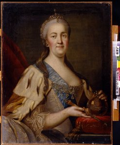 Porträt der Kaiserin Katharina II von Ivan Semyonovich Sablukov