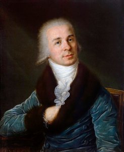 Porträt des Dichters Gavrila R. Derzhavin, 1743-1816, 1790er Jahre von Ivan Smirnovsky