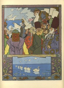 Iwan Zarewitsch und die Froschprinzessin, 1901 von Ivan Yakovlevich Bilibin