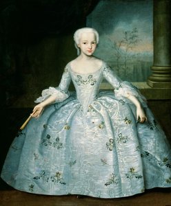 Porträt von Sarah Eleonor Fermor (1740-1824) 1749-50