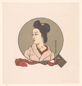 Porträt einer unbekannten japanischen Frau