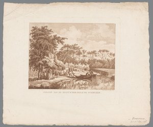 Gesellschaft am Ufer des Brouwerskolk in Overveen von Izaak Jansz. de Wit