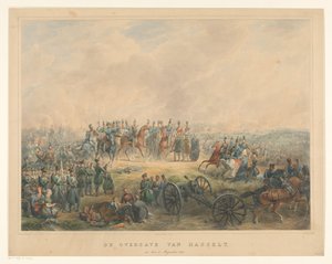 Übergabe von Hasselt am 8. August 1831 von Izaak Schouman