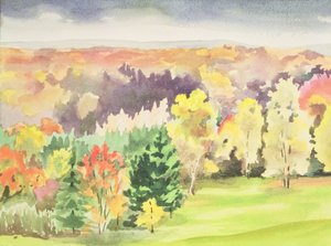 Nr. 64 Herbst, Beaufays, Lüttich, Belgien von Izabella Godlewska de Aranda