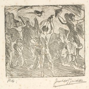 Menschen suchen Omen von J.A. Jerichau