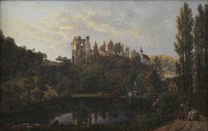 Die Burgruine bei Tharandt von Johan Christian Dahl