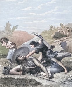 David und Goliath (Farbstich)