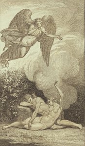 Illustration zu Ewalds "Adam und Eva". I von J.F. Clemens