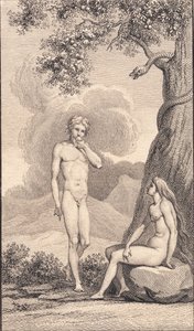 Illustration zu Johannes Ewald "Adam und Eva". IV von J.F. Clemens