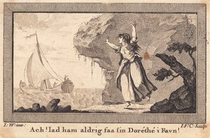 Nille läuft zwischen den Felsen von J.F. Clemens