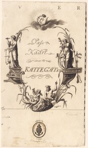 "Passkarte über das Kattegat" von J.F. Clemens