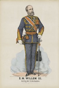 Z.M. Willem III. / König der Niederlande (Titel auf Objekt)