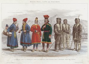 Mongolische Rasse, Lappen und Eskimos