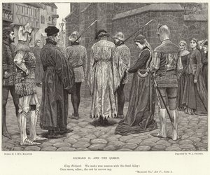 Richard II und die Königin, Richard II, Akt V, Szene I