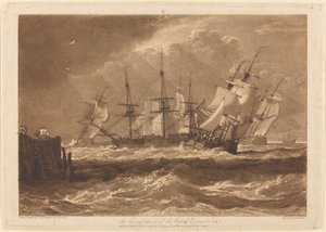 Schiffe in einer Brise, veröffentlicht 1808