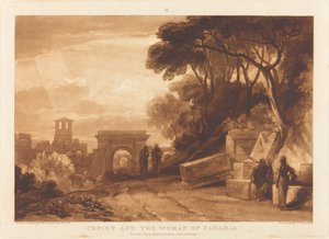 Die Frau von Samaria, veröffentlicht 1819 von Joseph Mallord William Turner