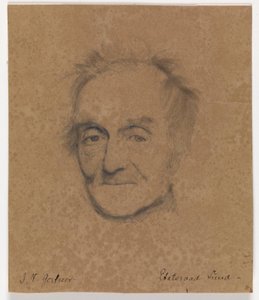 Porträt des Malers J.L. Lund von J.V. Gertner