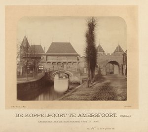 Die Koppelpoort in Amersfoort (Stadtseite) von J.W. Wentzel