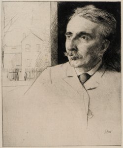 Porträt von John F. Weir von J. Alden Weir