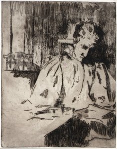 Frau beim Lesen