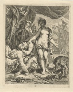 Achilles trauert um den Tod von Patroklos (Szenen aus dem Leben des Achilles / Vitam et mortem achilli)