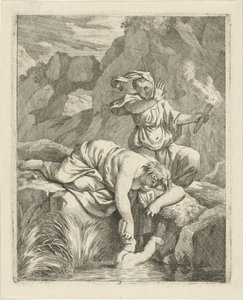 Thetis taucht Achilles in den Styx