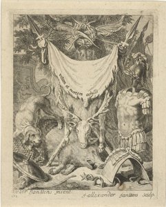 Titelblatt für eine Serie mit Szenen aus dem Leben von Achilles von J. Alexander Janssens