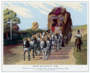 Straßentransport im Jahr 1790, 1820