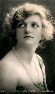 Gladys Cooper 1888-1971, englische Schauspielerin, frühes 20. Jahrhundert