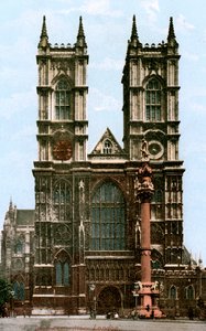 Westminster Abbey, London, frühes 20. Jahrhundert von J. Beagles and Co.