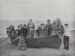 Garland Day in Abbotsbury, das Neptun-Festival von J. Benjamin Stone
