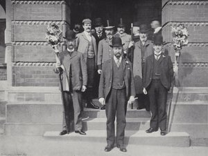 Hocktide in Hungerford, Polizist und Tutti-Männer von J. Benjamin Stone