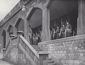 Verriegelung der Turmtore, Salutieren der Schlüssel von J. Benjamin Stone