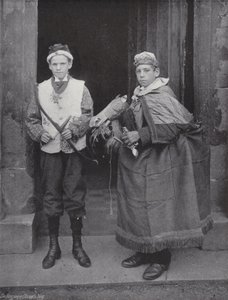 Der Horntanz, Abbots Bromley, der Narr und Robin Hood von J. Benjamin Stone