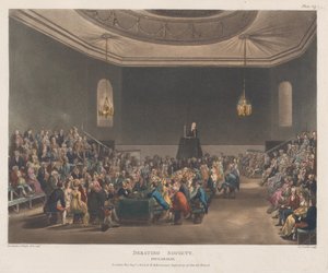 Debattiergesellschaft, Piccadilly, 1. August 1808