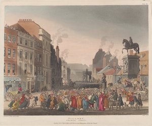 Pranger, Charing Cross, 1. April 1809