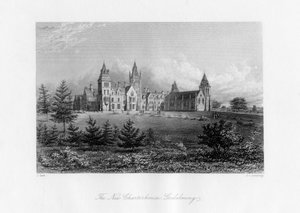 Die Neue Charterhouse, Godalming, Surrey, späte 19. Jahrhundert von J. C. Armytage