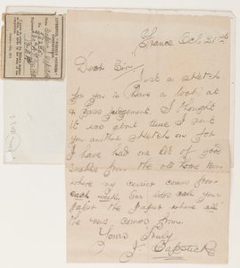 Brief an den Herausgeber des Liverpool Weekly Courier, 21. Oktober 1917