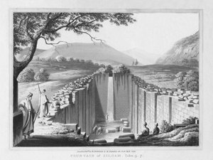 Brunnen von Siloah. Johannes 9:7, 1830