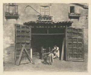 Eine Tischlerwerkstatt - Toledo von J. Craig Annan