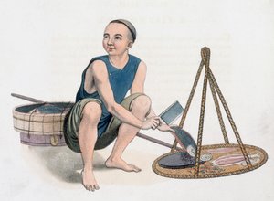 Ein Fischhändler, 1800