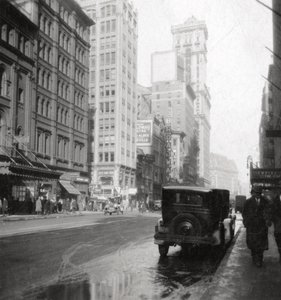 Broadway und das Times Building, New York City, USA, 20. Jahrhundert von J. Dearden Holmes