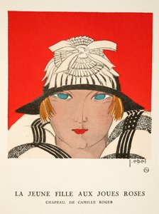 La Jeune Fille aux Joues Roses, aus einer Sammlung von Modeplatten