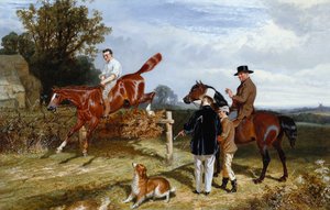 Verkauf an einen Gentleman: Überwindung eines Zauns von J. F. Walker