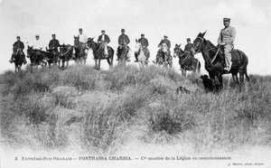 Französische Fremdenlegion-Kavallerie, Forthassa Gharbia, Algerien, ca. 1905