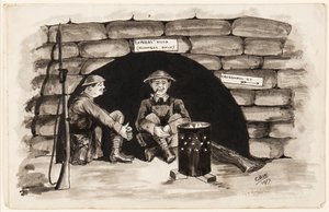 Express Villa (nur Läufer): Eine warme Ecke in Frankreich, 1917